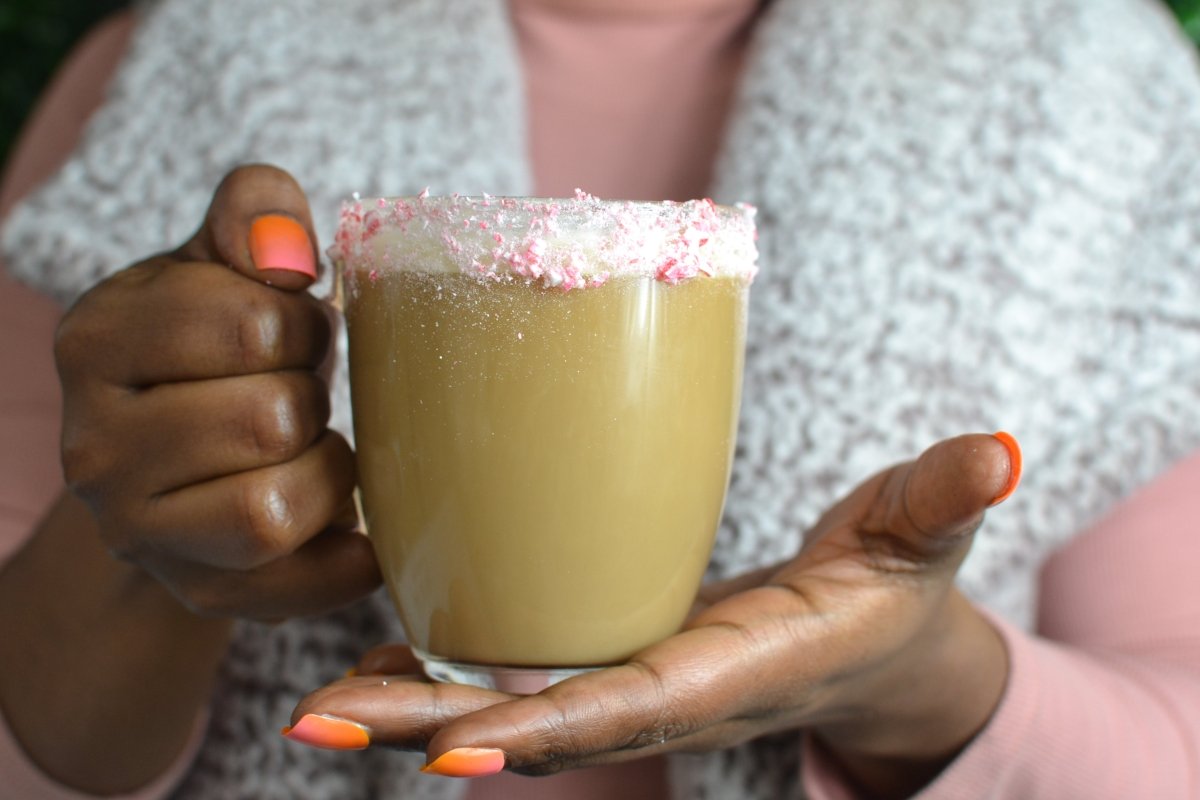 Homemade Peppermint Latte with Caribbrew's Medium Roast Haitian Coffee - Caribbrew