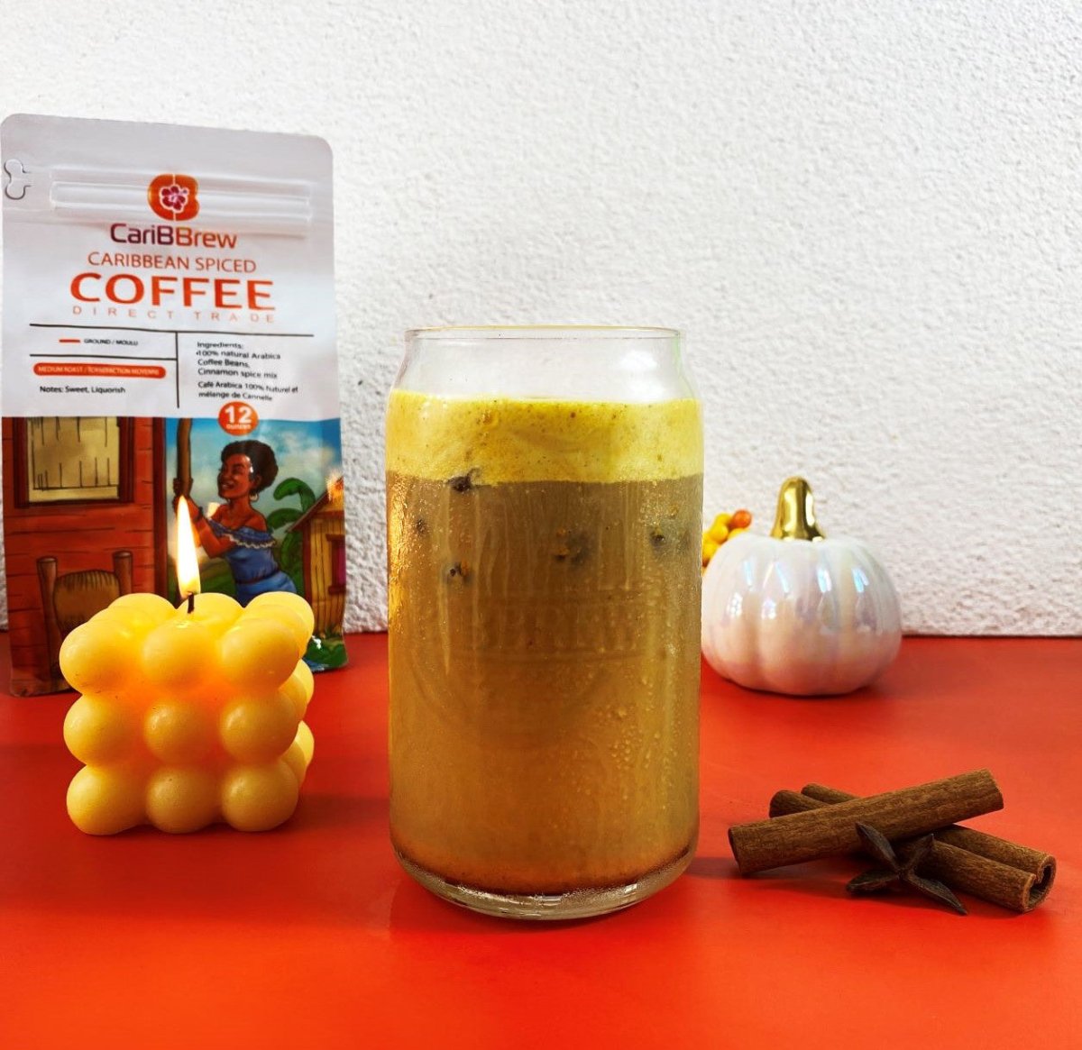 Homemade Pumpkin Spice Latte, 5g of sugar only! - Caribbrew
