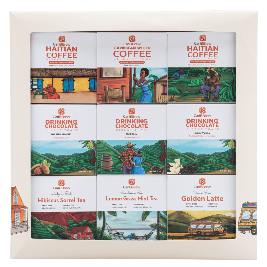 Caribbrew Gift Box: Coffee, Chocolate, and Tea - Caribbrew