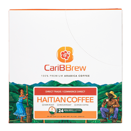 Haitian Coffee KCUP - Medium-Dark Roast - Single Serve - Caribbrew