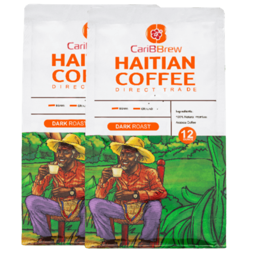 Single Origin Haitian coffee - Dark roast- 2 bags - Caribbrew