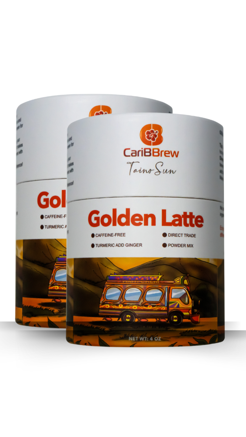 Golden Latte -  Haitian Turmeric Ginger - 2 cts - Caribbrew