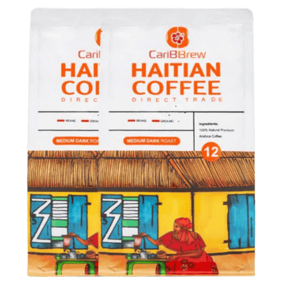 Single Origin Haitian coffee - medium-dark roast- 2 bags - Caribbrew