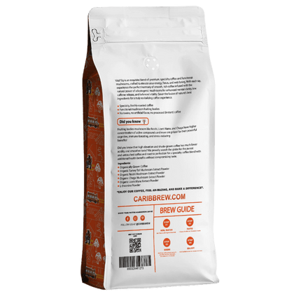 Caribbrew Vitalsip Arabica Coffee With Mushroom 12oz - Caribbrew12oz