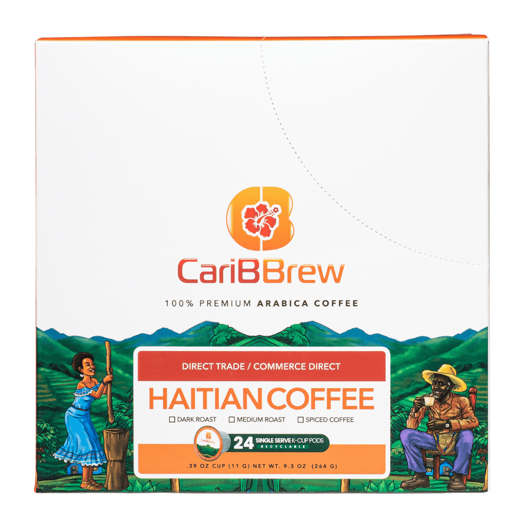Haitian Coffee KCUP - Medium-Dark Roast - Single Serve - Caribbrew24