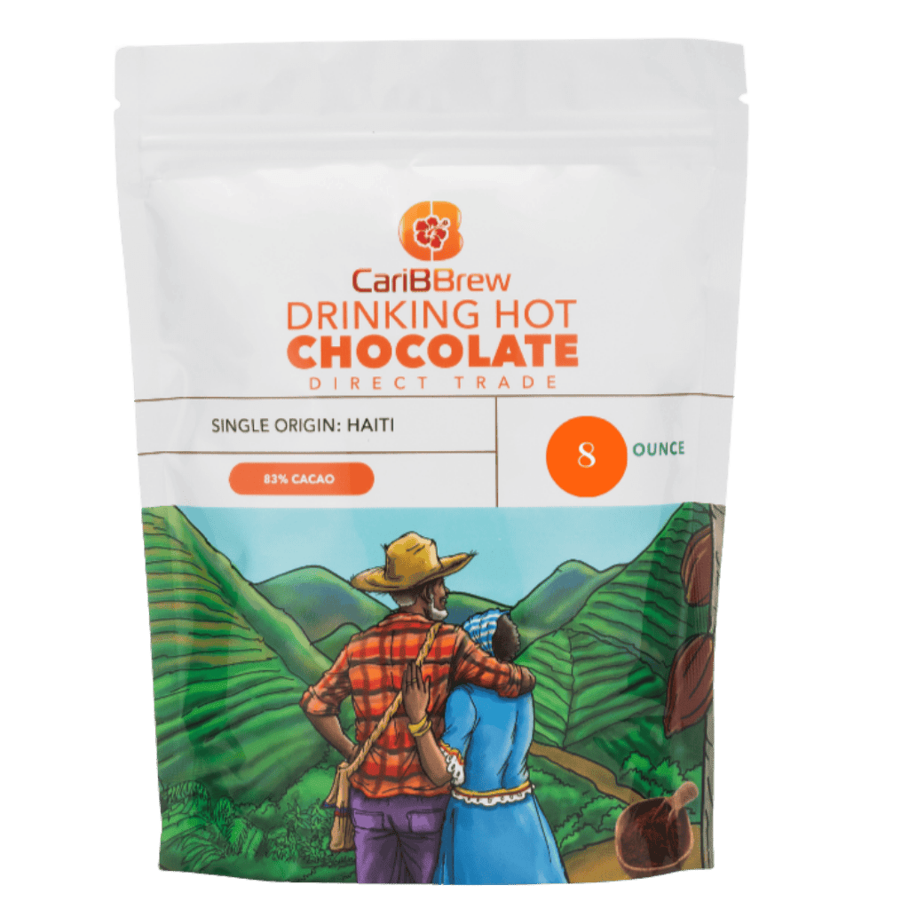 Spiced Vanilla Haitian Hot Chocolate - 2 Bags - Caribbrew8 oz