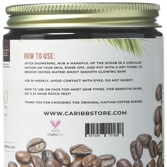 Coconut Rum - Moisturizing Haitian Coffee Scrub - 6 oz - Caribbrew6 oz